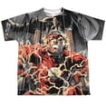 thumbnail image 1 of Justice League Shock Therapy (Front Back Print) Big Boys Sublimation Shirt, 1 of 2