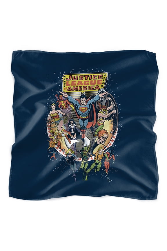 Justice League Star Group Bandana (21 in x 21 in)