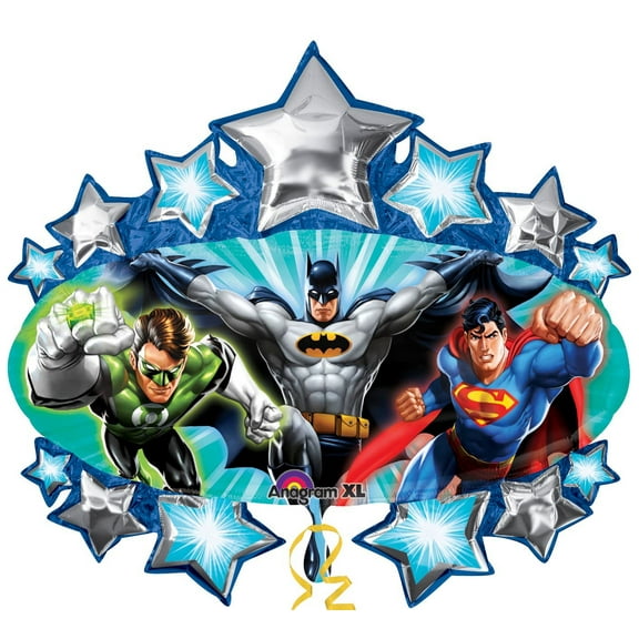 Justice League Superhero Batman Superman 35" Birthday Party Supply Balloon