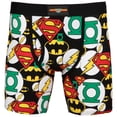 thumbnail image 1 of Justice League Symbols All Over Print Boxers Briefs-Large (36-38), 1 of 6