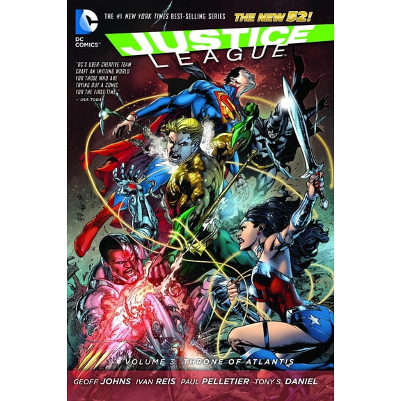 Justice League TP Vol 3 Throne of Atlantis DC Comics Paperback Book