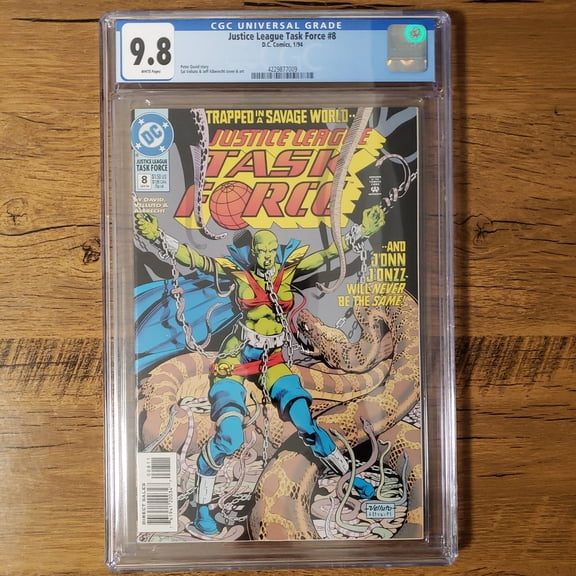 Justice League Task Force #8 - CGC 9.8 Comic Book