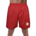 thumbnail image 1 of Justice League The Flash Athletic Logo Mens Lined Mesh Shorts, Red, 2X-Large, 1 of 6