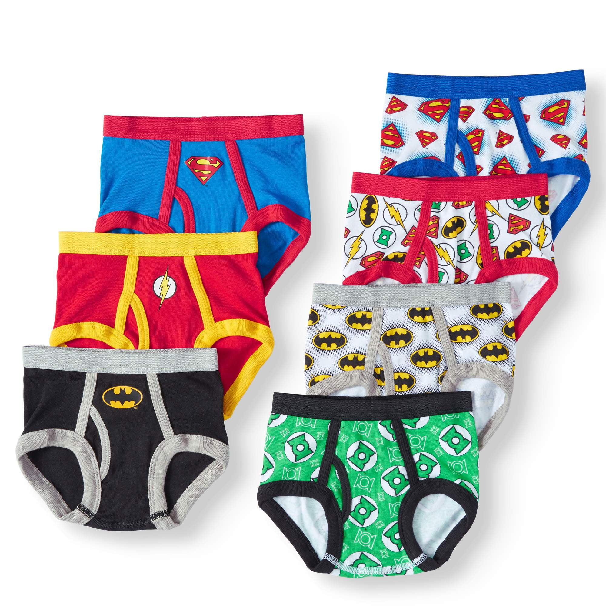 Superfriends Batman, Superman, Justice League Brief Underwear, 3-Pack  (Toddler Boys)