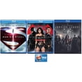 thumbnail image 1 of Justice League Triple Feature Man of Steel + Batman v Superman + Zack Snyder's Justice League 3 Blu Ray Set Includes Cinema Movie Time Art Card, 1 of 5