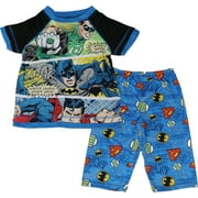 Justice League Two-Piece Toddler Boys' Pajama Set, 2T