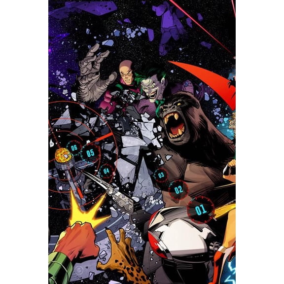 Justice League Unlimited #7 Cvr A Dan Mora Connecting (we Are Yesterday) DC Comics Comic Book