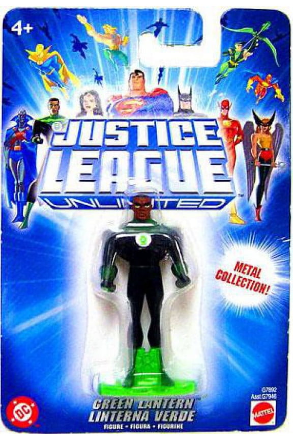 Justice League Unlimited Green Lantern Diecast Figure (Blue Card)