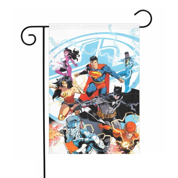 Justice League Unlimited garden flag perfect for outdoor decoration28"x40"