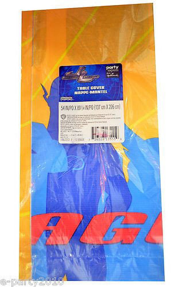 Justice League Vintage Paper Table Cover (1ct)