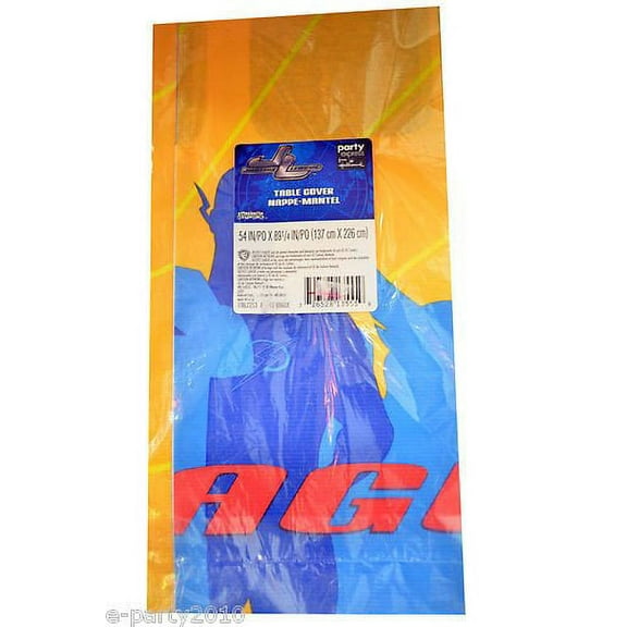 Justice League Vintage Paper Table Cover (1ct)