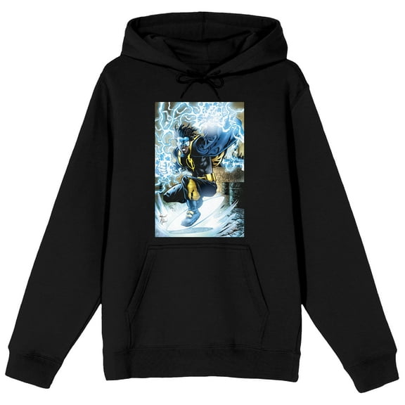 Justice League Virgil Hawkins Men's Black Hoodie-Small
