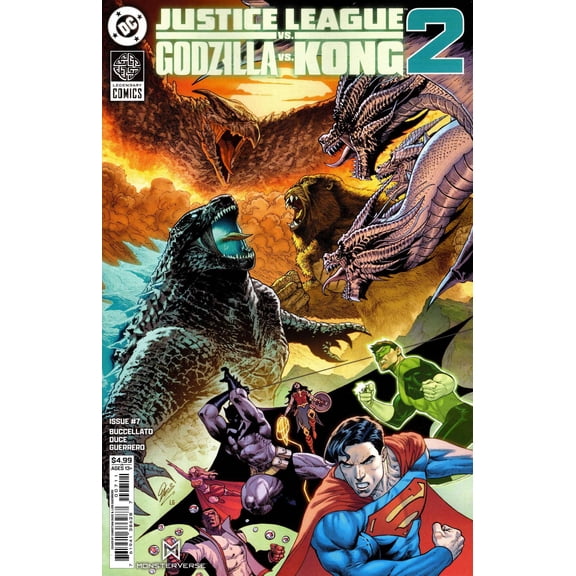 Justice League Vs. Godzilla Vs. Kong 2 #7A VF ; DC Comic Book