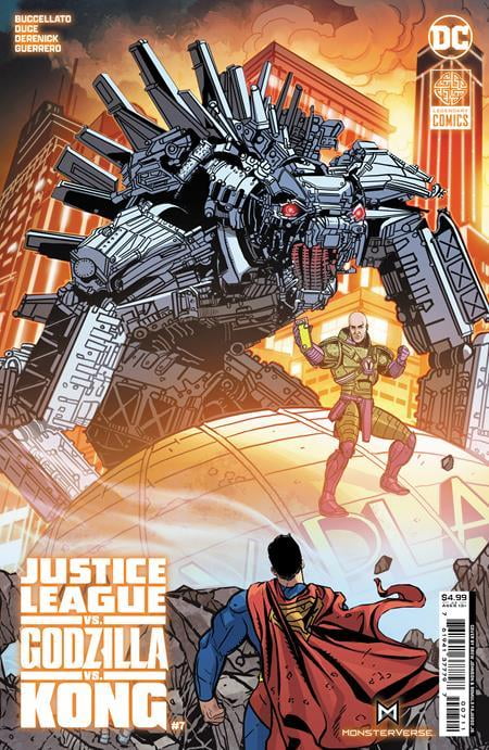 Justice League Vs Godzilla Vs Kong #7 (of 7) Cvr A Drew Johnson DC Comics Comic Book
