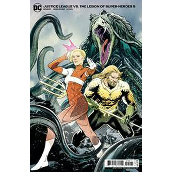 Justice League Vs The Legion Of Super-heroes #5 (of 6) Cvr B Travis Moore Card Stock Var DC Comics Comic Book