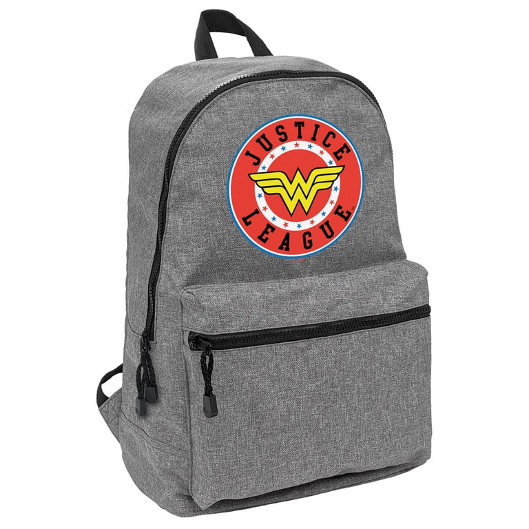 WONDER WOMAN LOGO KNAPSACK BAG BACK PACK Amazon.com | Bioworld Wonder Woman Metal Logo Mini Backpack  main image 3