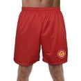 thumbnail image 1 of Justice League Wonder Woman Athletic Logo Mens Lined Mesh Shorts, Red, Medium, 1 of 6