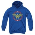 thumbnail image 1 of Justice League Wonder Woman Circle Logo Kids Pull-Over Hoodie (X-Large) for Youth Boys and Girls, Royal Blue, 1 of 5