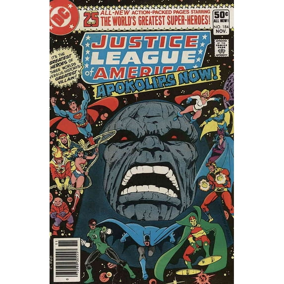 Justice League of America #184 (Newsstand) VF ; DC Comic Book