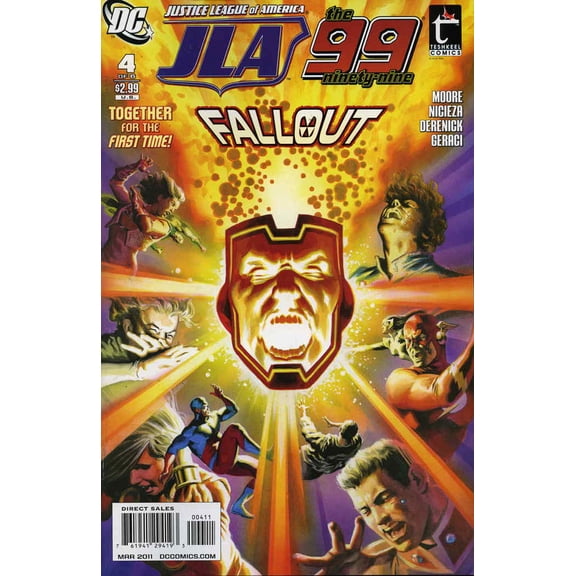 Justice League of America/The 99 #4 VF ; DC Comic Book