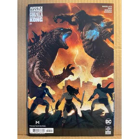 Justice League vs. Godzilla vs. Kong #4 Comic Book