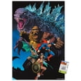 thumbnail image 1 of Justice League vs. Godzilla vs. Kong - Roar Wall Poster with Pushpins, 22.375" x 34", 1 of 4