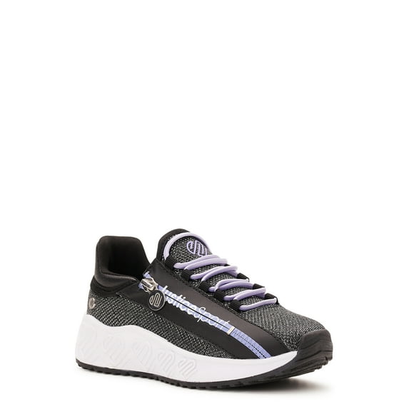 Justice Little Girl & Big Girl Athletic Side Zipper Sneakers, Sizes 13-4