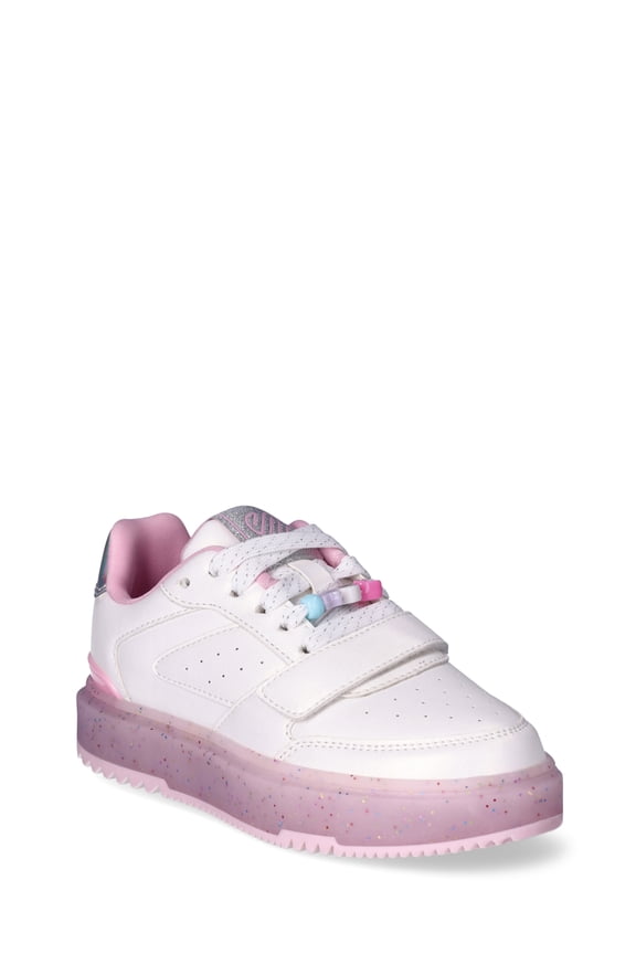 Little Girl & Big Girl Beaded Low Court Sneaker