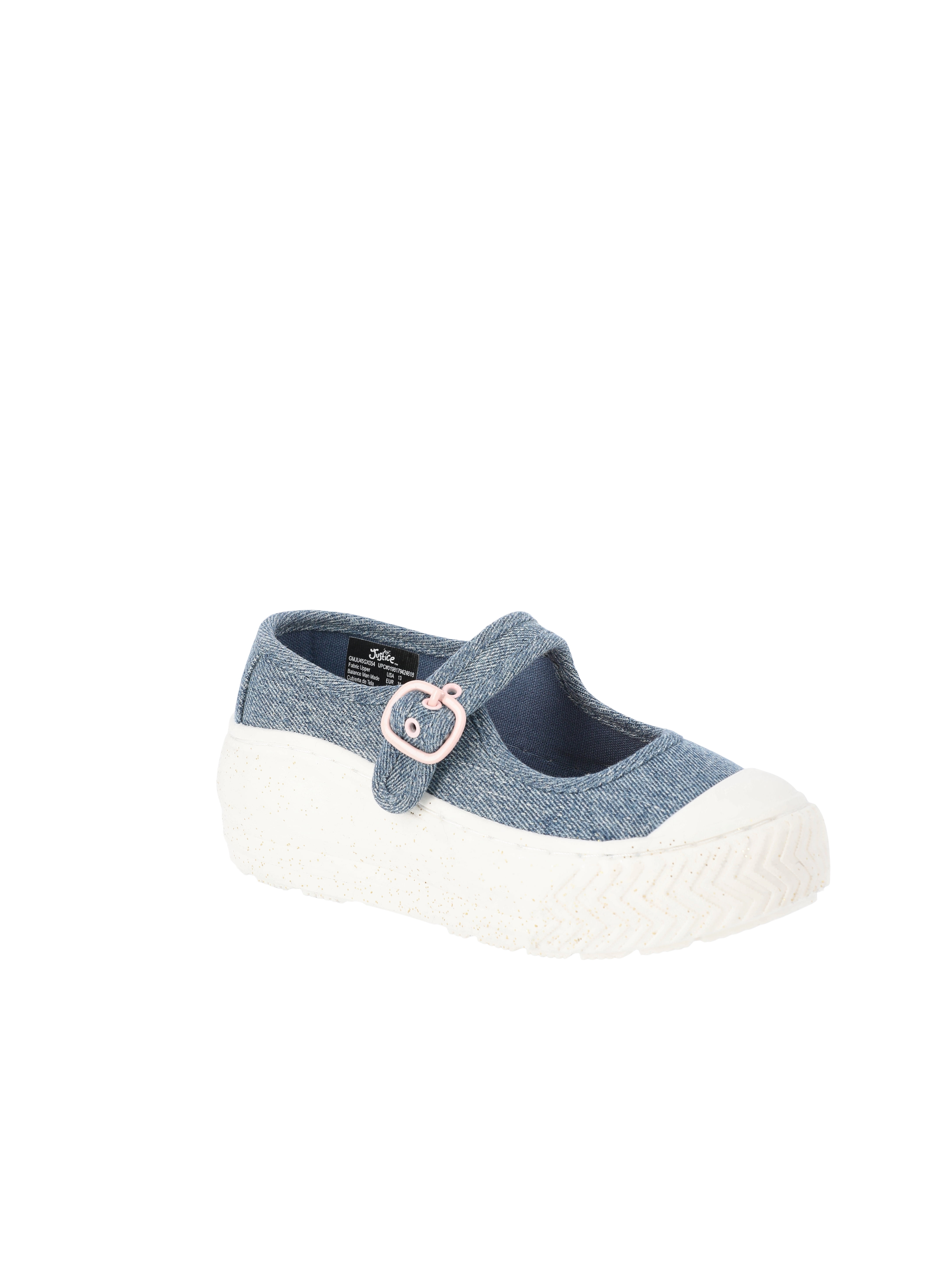 Justice Little Girl & Big Girls Mary Jane Casual Sneakers