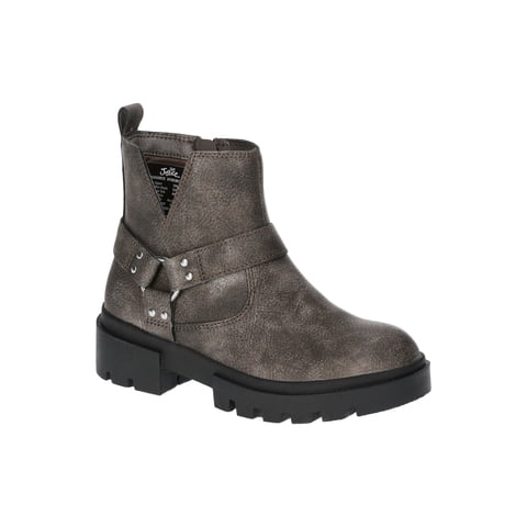 Little and Big Girls' Faux Leather Moto Boots