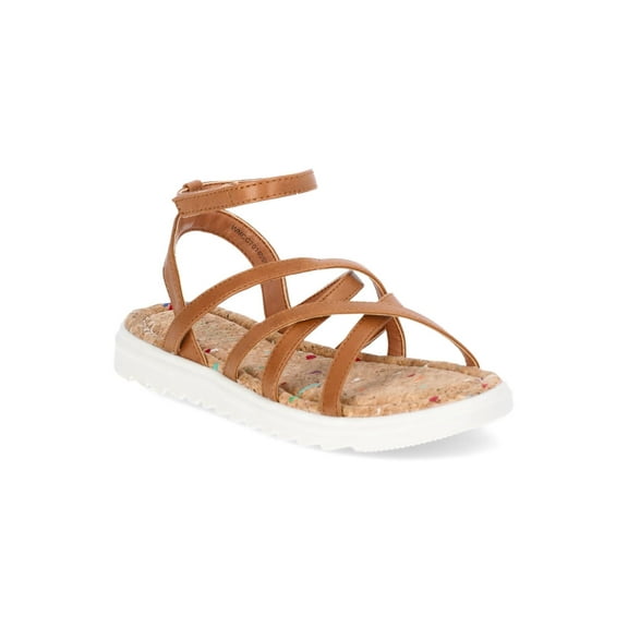Justice Little Girl & Big Girl Strappy Sandals