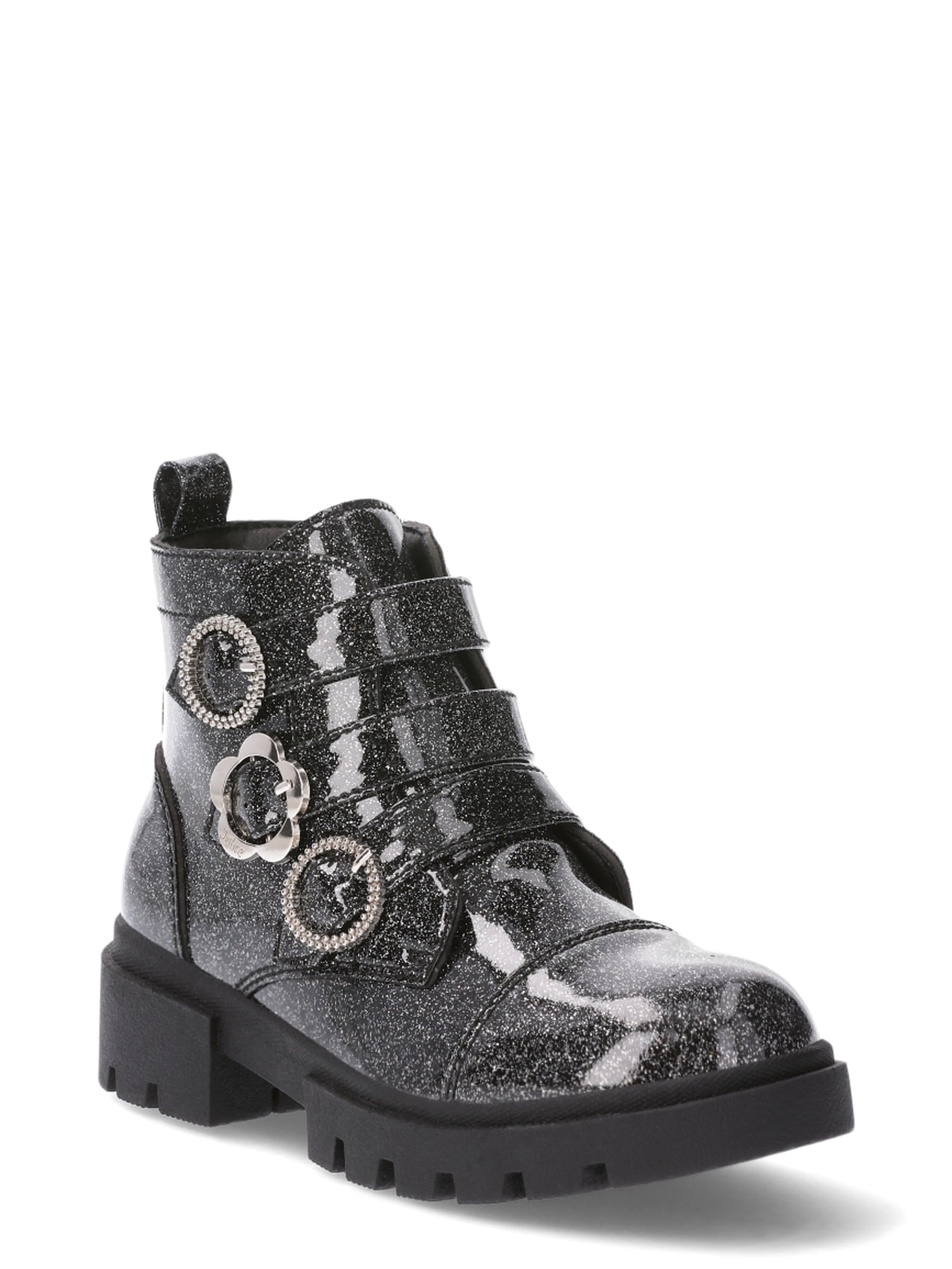 Justice Little Girl Big Girls 3-Strap Buckle Boots