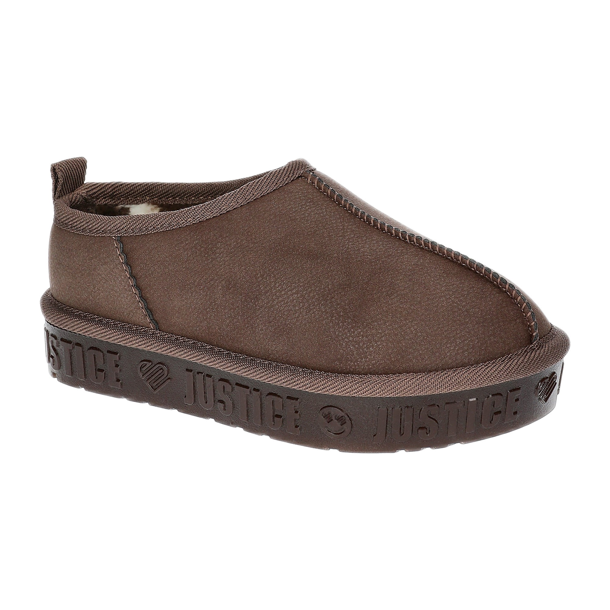 Justice Little Girl & Big Girl Platform Clog Slippers