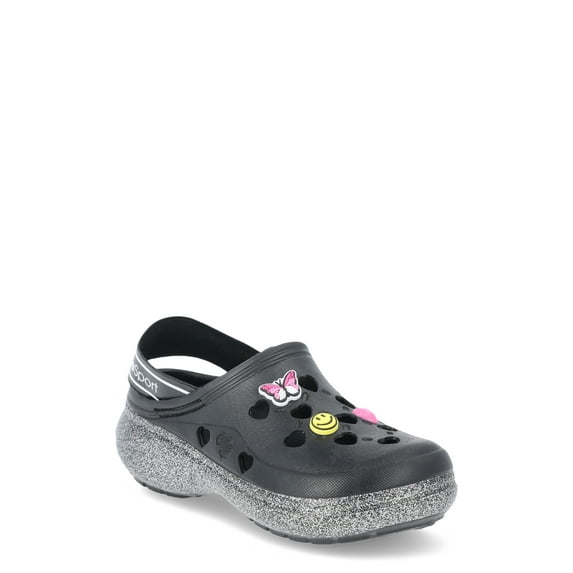 Justice Little Girls and Big Girls Clogs with Charms