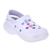 Justice Little Girls and Big Girls Clogs with Charms