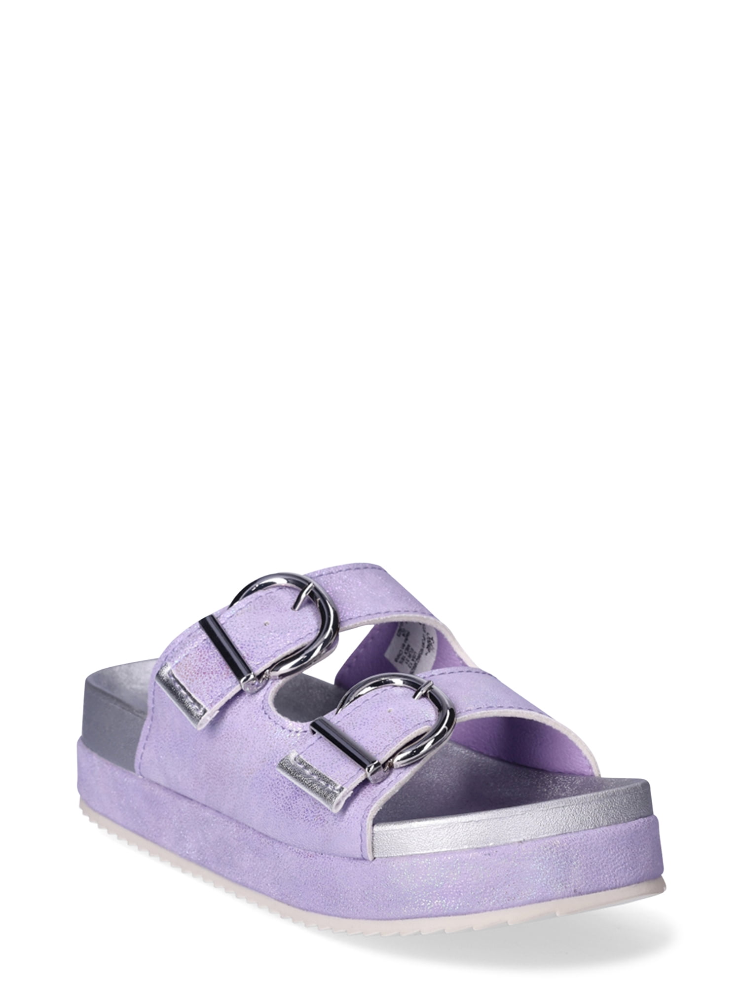 Justice Little and Big Girls Footbed Sandals