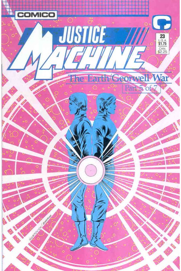 Justice Machine (Comico) #23 VF ; COMICO Comic Book