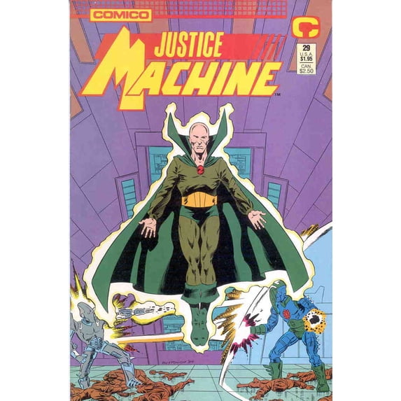 Justice Machine (Comico) #29 VF ; COMICO Comic Book