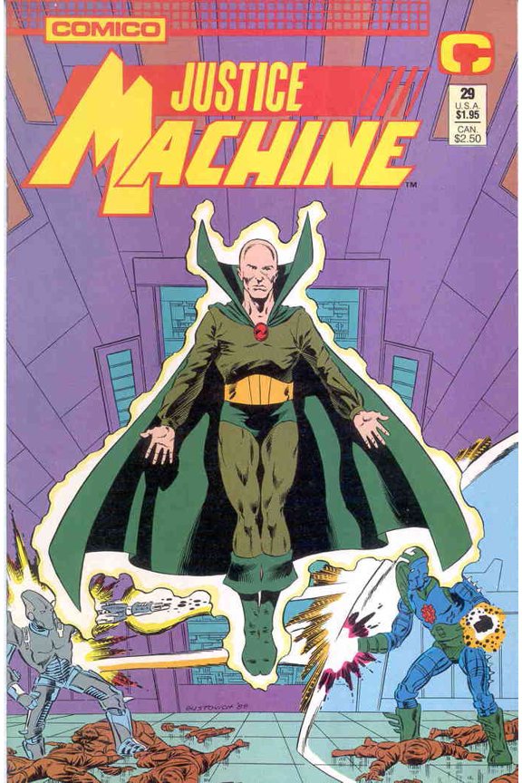 Justice Machine (Comico) #29 VF ; COMICO Comic Book