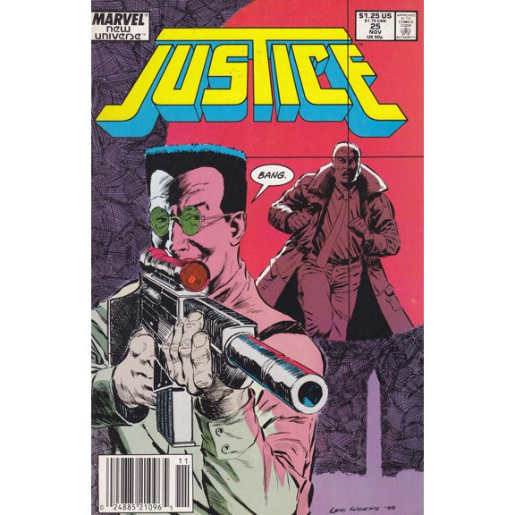 Justice (Marvel) #25 (Newsstand) VF ; Marvel Comic Book
