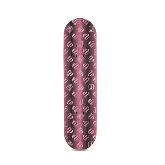 Justice Meta Hyper Shine Pink Skateboard with Glitter Deck & Light-Up Wheels