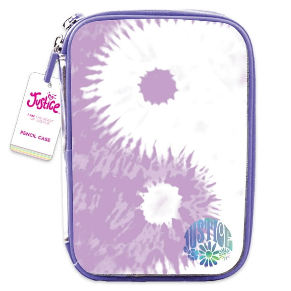 Justice Metallic Earthy Vibes Zipper Pencil Case, 5.3-inches Wide By 7.9-inches High