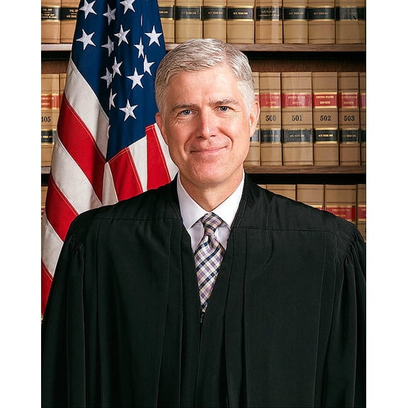 Justice Neil Gorsuch Supreme Court Portrait Style - A - 24x36 Inch Laminated Poster - Stunning Detail and Bold Colors