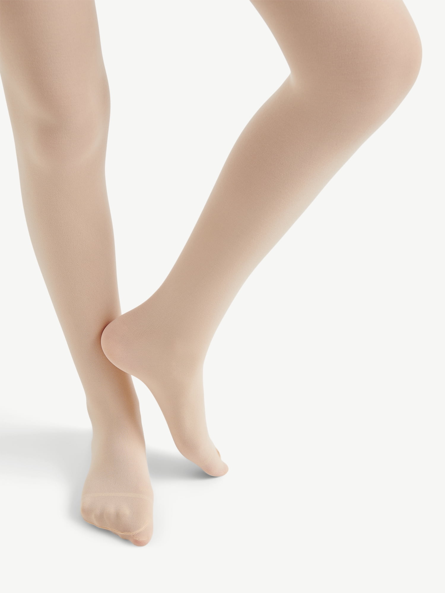 Justice Opaque Footed Ballet Tights for Girls, Sizes 2-16, 2 Pairs