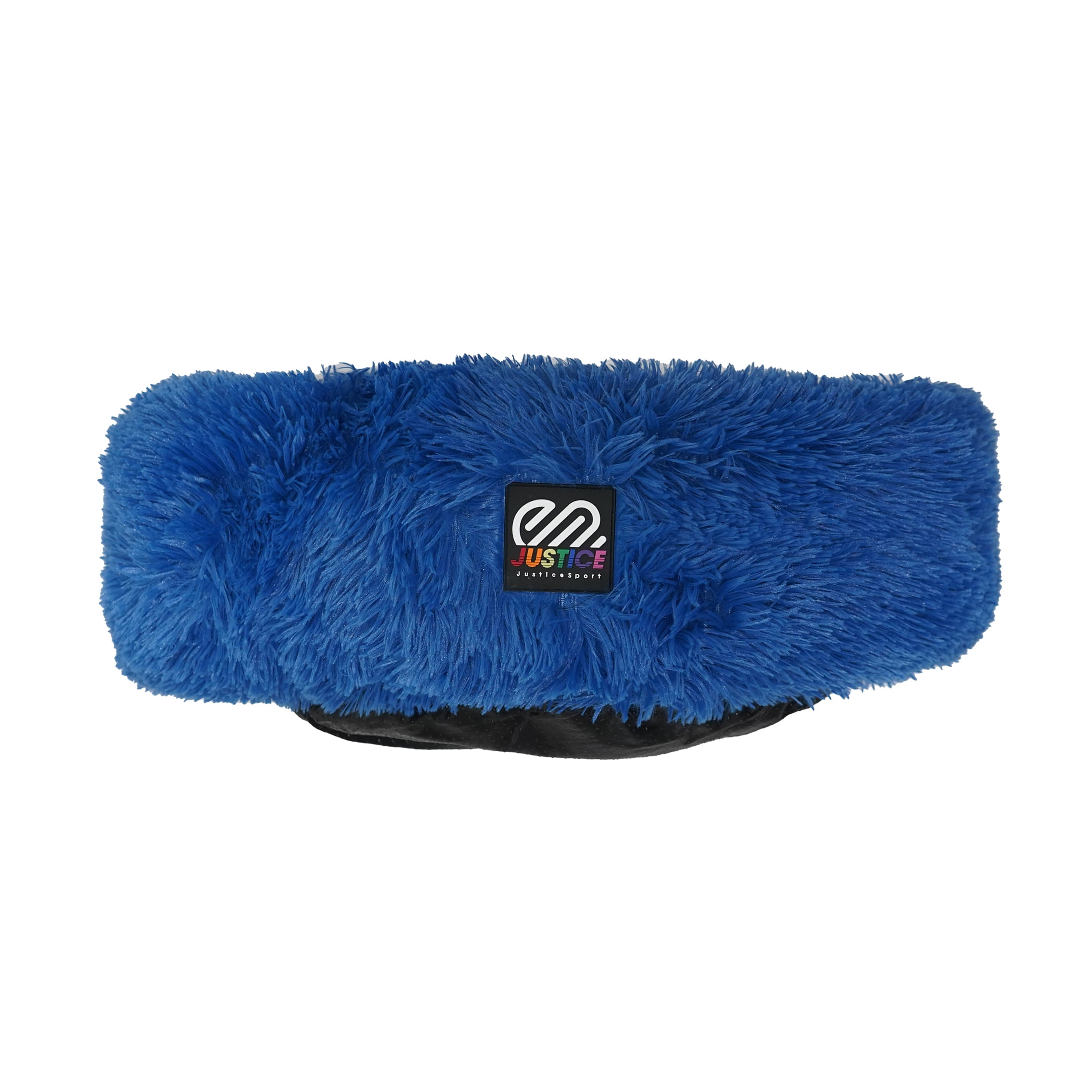 Justice Pet-Pet Beds - Blue Plush Round Bed
