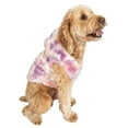 thumbnail image 1 of Justice Pet Polyester Sherpa Tie-Dye Dog Hoodie, S, 1 of 6