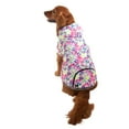 thumbnail image 1 of Justice Pet Wastebag Dispensing Pocket Fleece Tiedye Dog Hoodie, M, 1 of 6