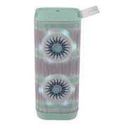 Justice Portable Bluetooth Speaker with LED Lighting, Green, JUSSP02-TID