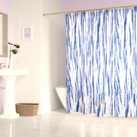 Justice Purple Radical Tie Dye Shower Curtain and Hooks Set Deals