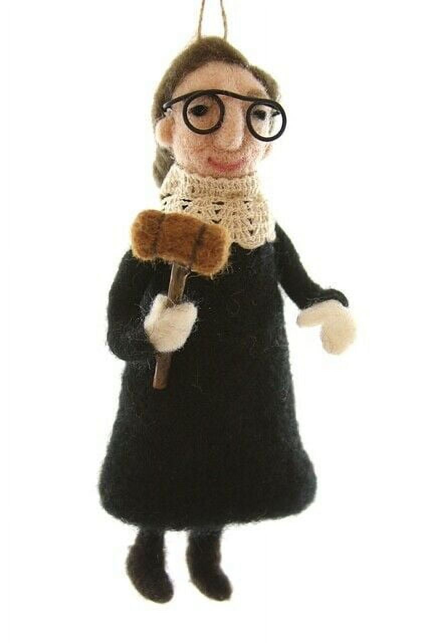Justice RUTH BADER GINSBURG Felt Christmas Ornament, by Cody Foster